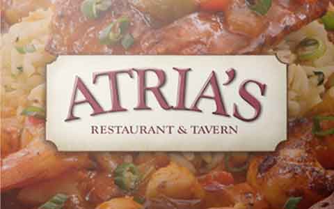 Atria's Restaurant & Tavern Gift Cards