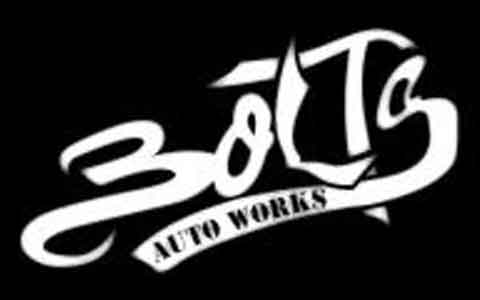 Bolts Autoworks Gift Cards
