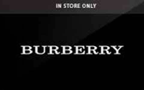 Burberry (In Store Only) Gift Cards