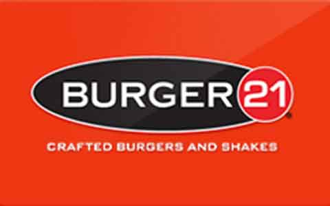 Burger 21 Gift Cards
