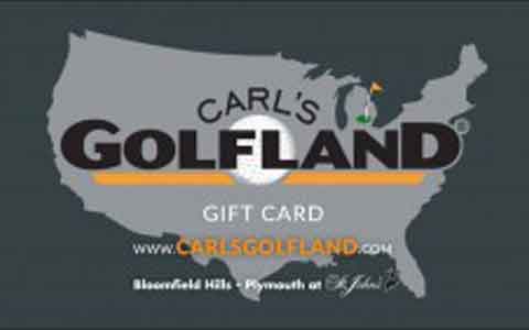 Carl's Golfland Gift Cards