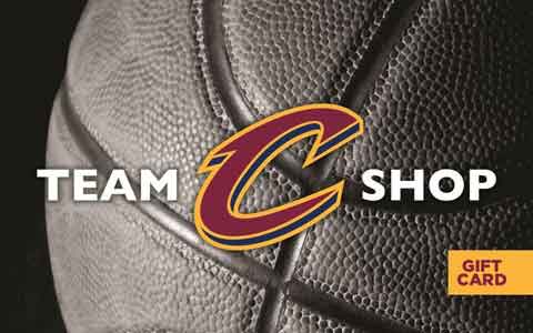 Cleveland Cavaliers Team Shop Gift Cards