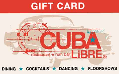 Cuba Libre Gift Cards