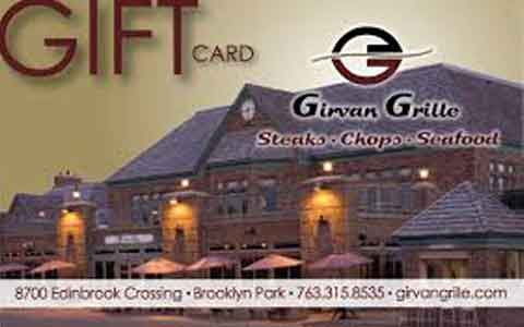Girvan Grille Gift Cards