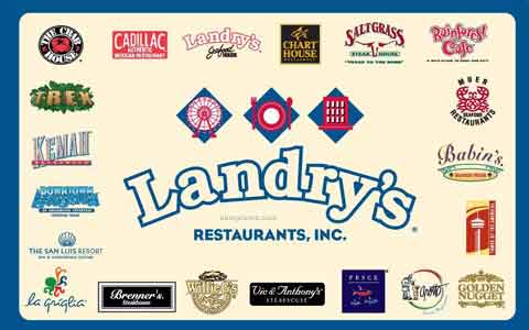 Landry's Restaurants Gift Cards