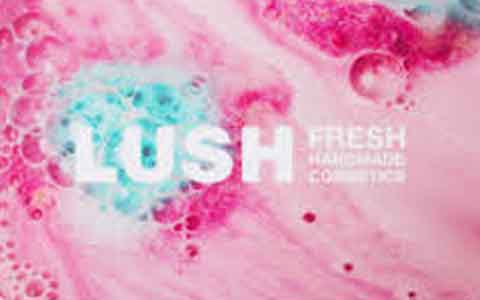 Lush Cosmetics Gift Cards