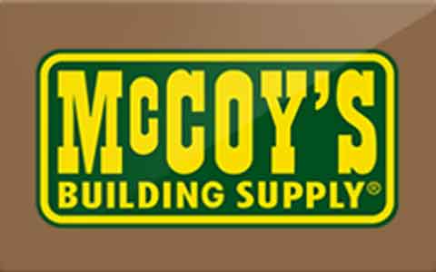 Buy McCoy's Building Supply Gift Cards