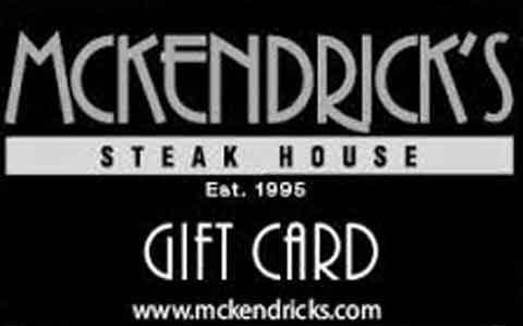 McKendrick's Steak House Gift Cards