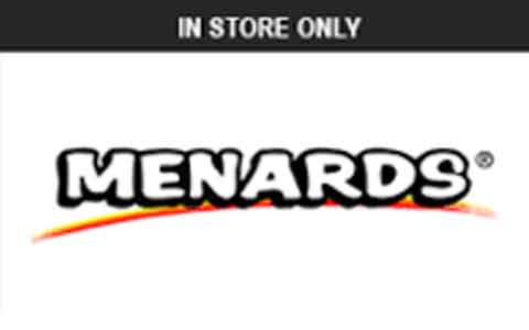 Menards (In Store Only) Gift Cards