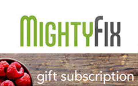 Mighty Fix Healthy Products Subscription Gift Cards