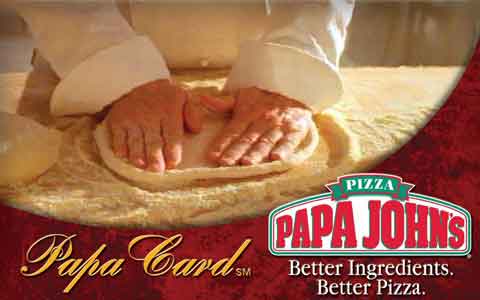 Papa John's Pizza Gift Cards