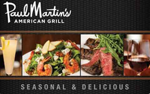 Buy Paul Martin's American Grill Gift Cards