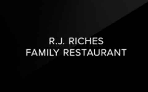 R J Riches Family Restaurant Gift Cards