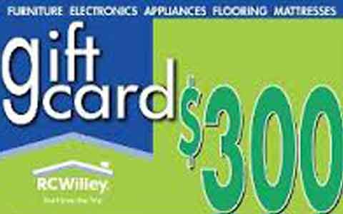 Buy RC Willey Gift Cards