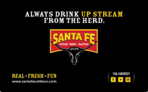 Buy Santa Fe Cattle Co Gift Cards