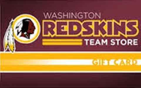 Washington Redskins Store Gift Cards